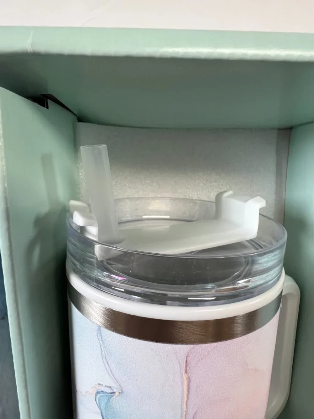 2Pcs Gift Set 40oz Tumbler & Soft Throw Blanket 50X60